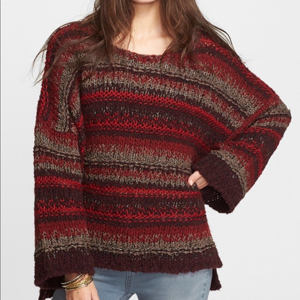 Free People Stripe Sweater